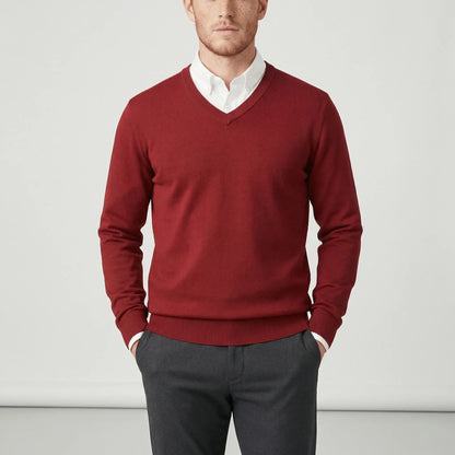 Slim-Fit V-Neck Sweater