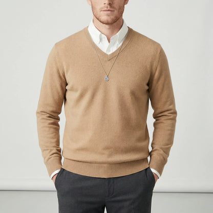 Slim-Fit V-Neck Sweater
