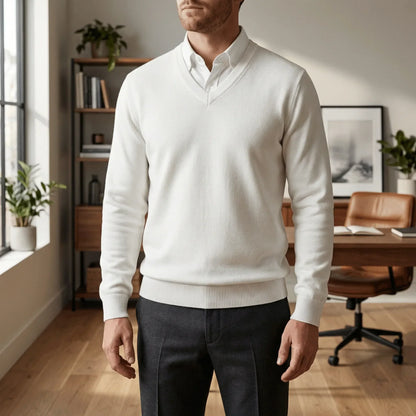 Slim-Fit V-Neck Sweater