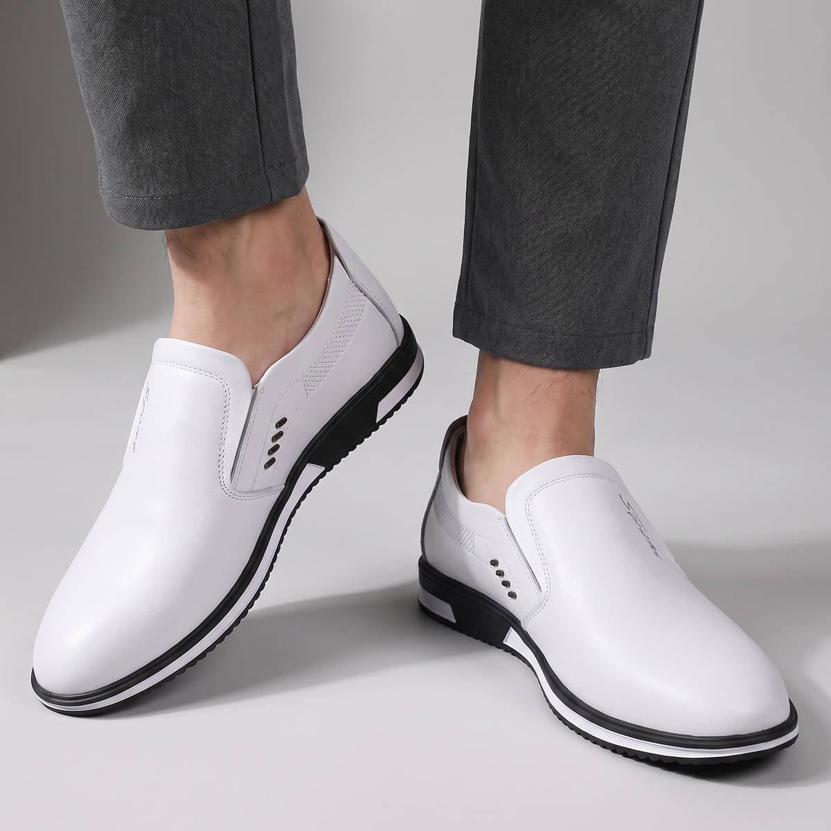 Smart Leather Trainers