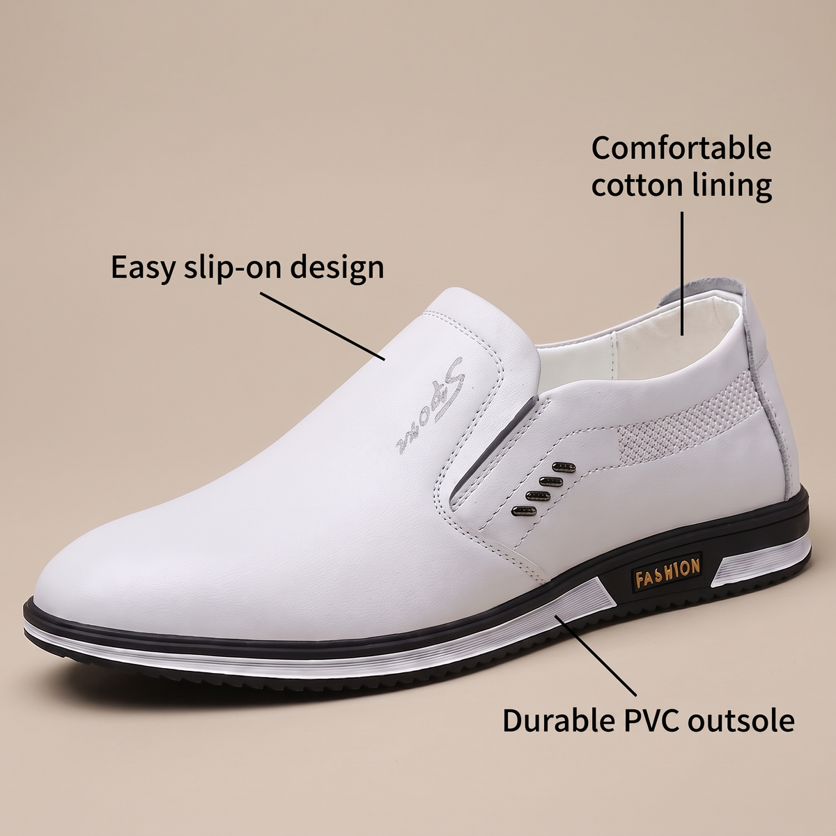 Smart Leather Trainers