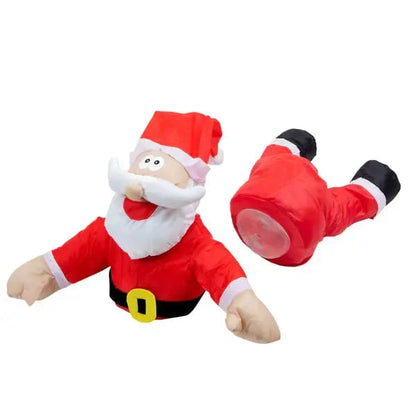 Sound-Activated Moving Santa Claus Christmas Window Figure