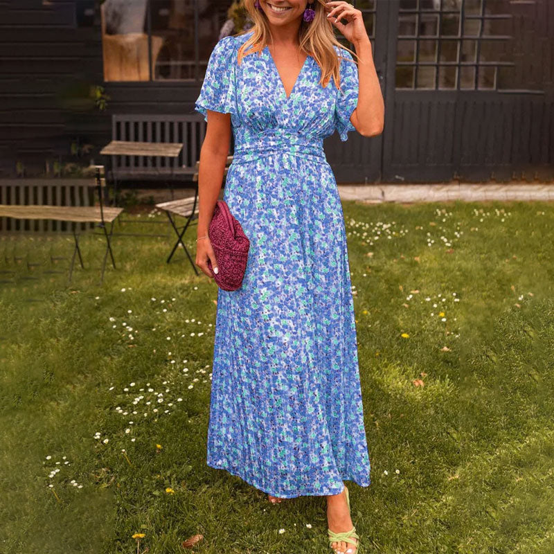 Camille | Elegant V-Neck Dress for Modern Women - Image 5