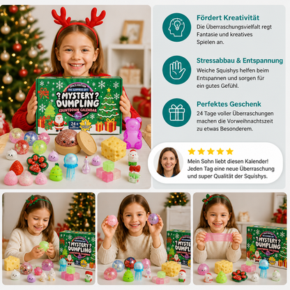 Squishy Christmas Advent Calendar for Kids – 24 Days Full of Surprises