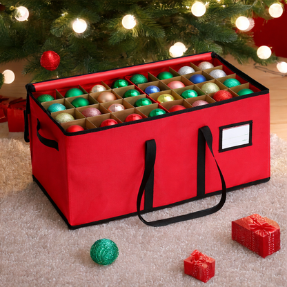 Stackable Ornament Storage Container - Holds 72 Baubles