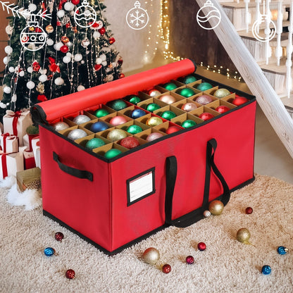 Stackable Ornament Storage Container - Holds 72 Baubles