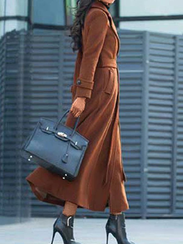 Stylish Women's Wool Coat