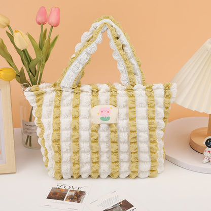 Textured Tote Bag