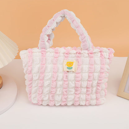 Textured Tote Bag