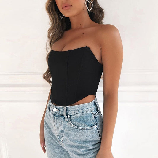 Image of Theresa | Women's Strapless Fitted Top
