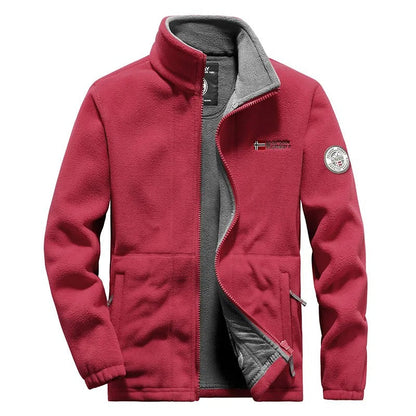 Thick Polar Fleece Jacket for Men – Warm & Robust