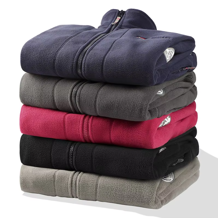 Thick Polar Fleece Jacket for Men – Warm & Robust
