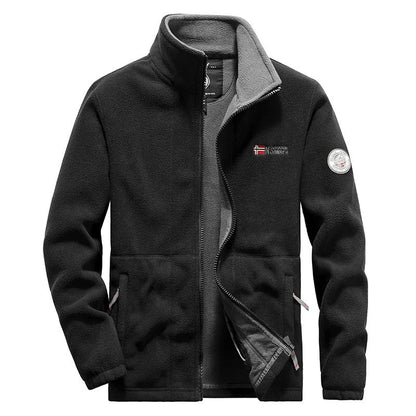 Thick Polar Fleece Jacket for Men – Warm & Robust