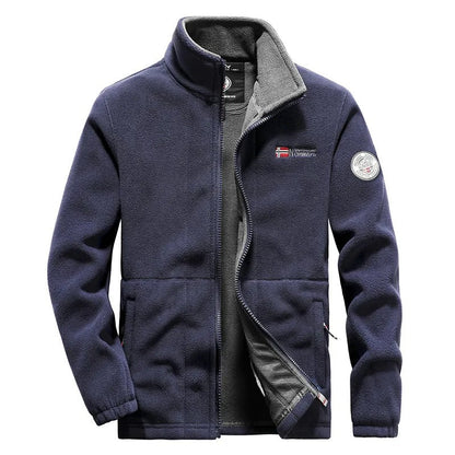 Thick Polar Fleece Jacket for Men – Warm & Robust