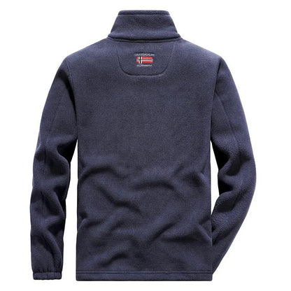 Thick Polar Fleece Jacket for Men – Warm & Robust