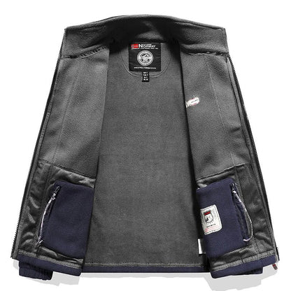 Thick Polar Fleece Jacket for Men – Warm & Robust