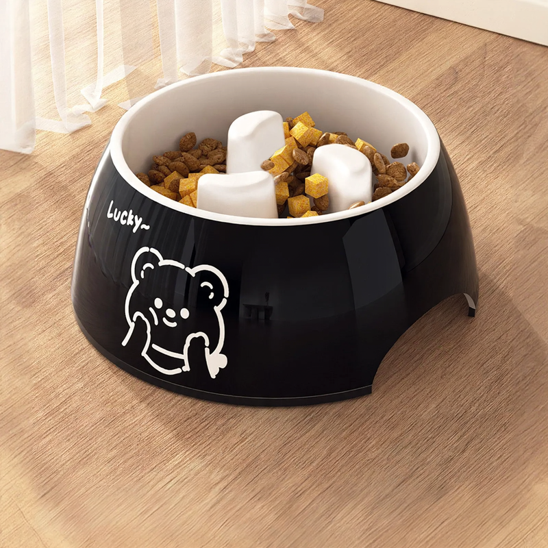 Tilted Double Bowl for Dogs and Cats