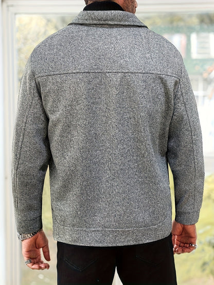 Transitional Jacket with Button Placket
