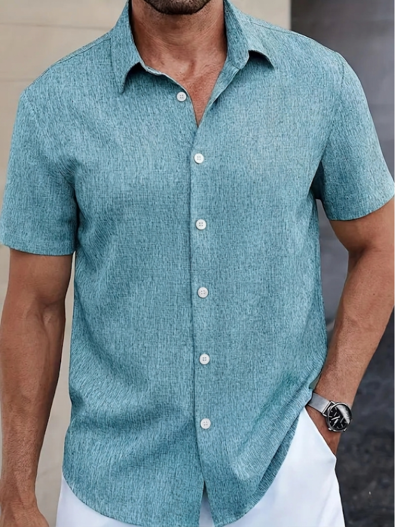 Trey | Classic Short Sleeve Shirt for Men - Image 2