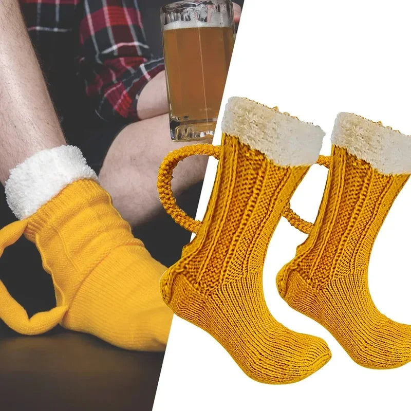 Unisex Beer Mug Socks – Oktoberfest Foam Socks 2026