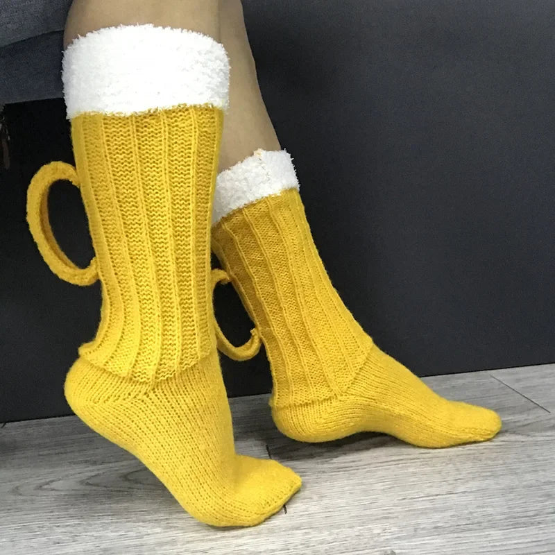 Unisex Beer Mug Socks – Oktoberfest Foam Socks 2026