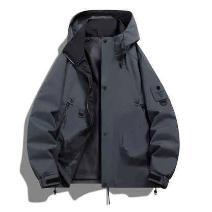 Unisex Long-Sleeved Hooded Winter Ski Jacket