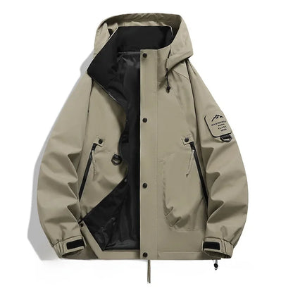 Unisex Long-Sleeved Hooded Winter Ski Jacket