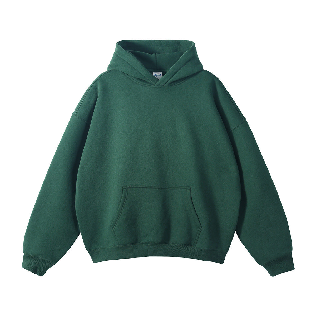 Unisex Loose-Fit Organic Cotton Hoodie with Kangaroo Pocket
