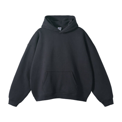 Unisex Loose-Fit Organic Cotton Hoodie with Kangaroo Pocket