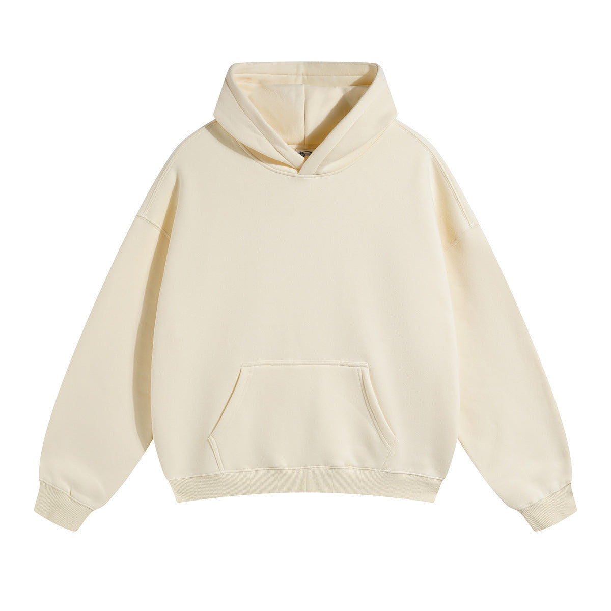 Unisex Loose-Fit Organic Cotton Hoodie with Kangaroo Pocket