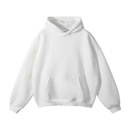 Unisex Loose-Fit Organic Cotton Hoodie with Kangaroo Pocket