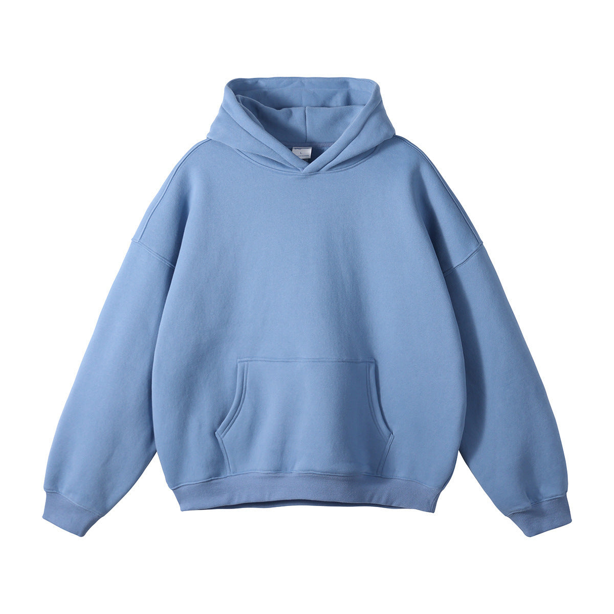 Unisex Loose-Fit Organic Cotton Hoodie with Kangaroo Pocket