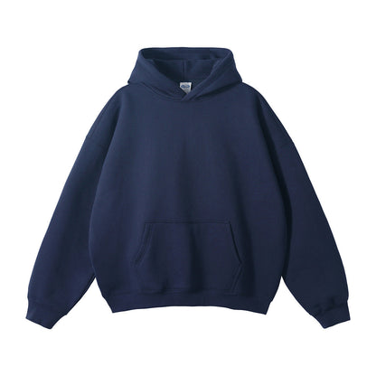 Unisex Loose-Fit Organic Cotton Hoodie with Kangaroo Pocket