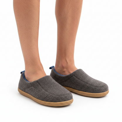 Unisex Orthopaedic Indoor Slippers with Hard Sole & Fleece Support