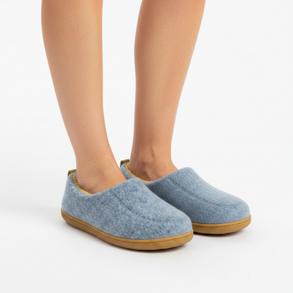 Unisex Orthopaedic Indoor Slippers with Hard Sole & Fleece Support