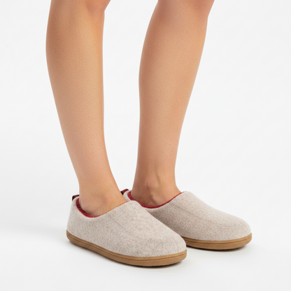 Unisex Orthopaedic Indoor Slippers with Hard Sole & Fleece Support