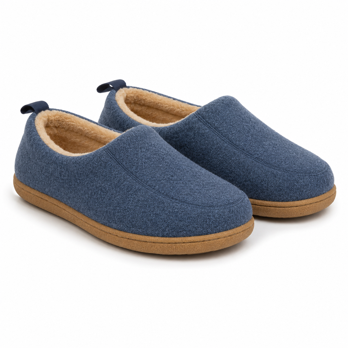 Unisex Orthopaedic Indoor Slippers with Hard Sole & Fleece Support