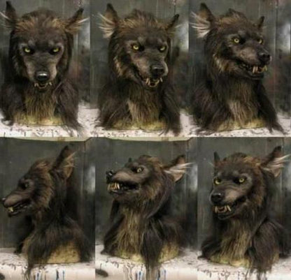 Unisex Scary Wolf Mask - Realistic Costume for Halloween & Cosplay