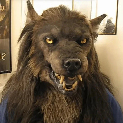 Unisex Scary Wolf Mask - Realistic Costume for Halloween & Cosplay