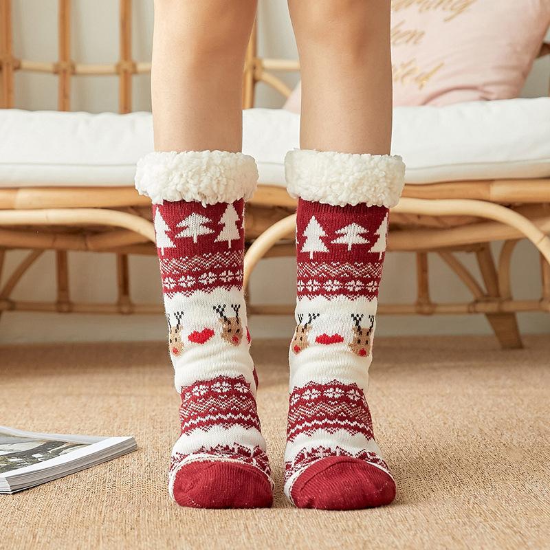 Unisex Slipper Socks with Non-Slip Soles – Warm and Cozy