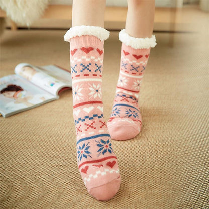 Unisex Slipper Socks with Non-Slip Soles – Warm and Cozy