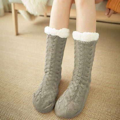 Unisex Slipper Socks with Non-Slip Soles – Warm and Cozy
