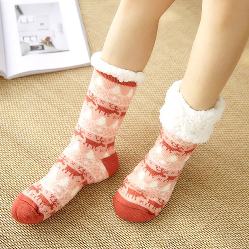 Unisex Slipper Socks with Non-Slip Soles – Warm and Cozy