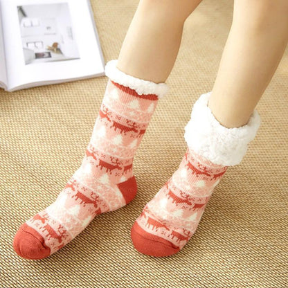 Unisex Slipper Socks with Non-Slip Soles – Warm and Cozy