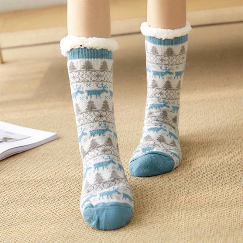 Unisex Slipper Socks with Non-Slip Soles – Warm and Cozy