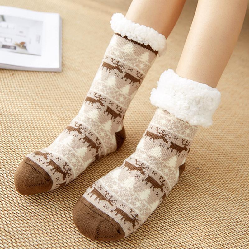 Unisex Slipper Socks with Non-Slip Soles – Warm and Cozy