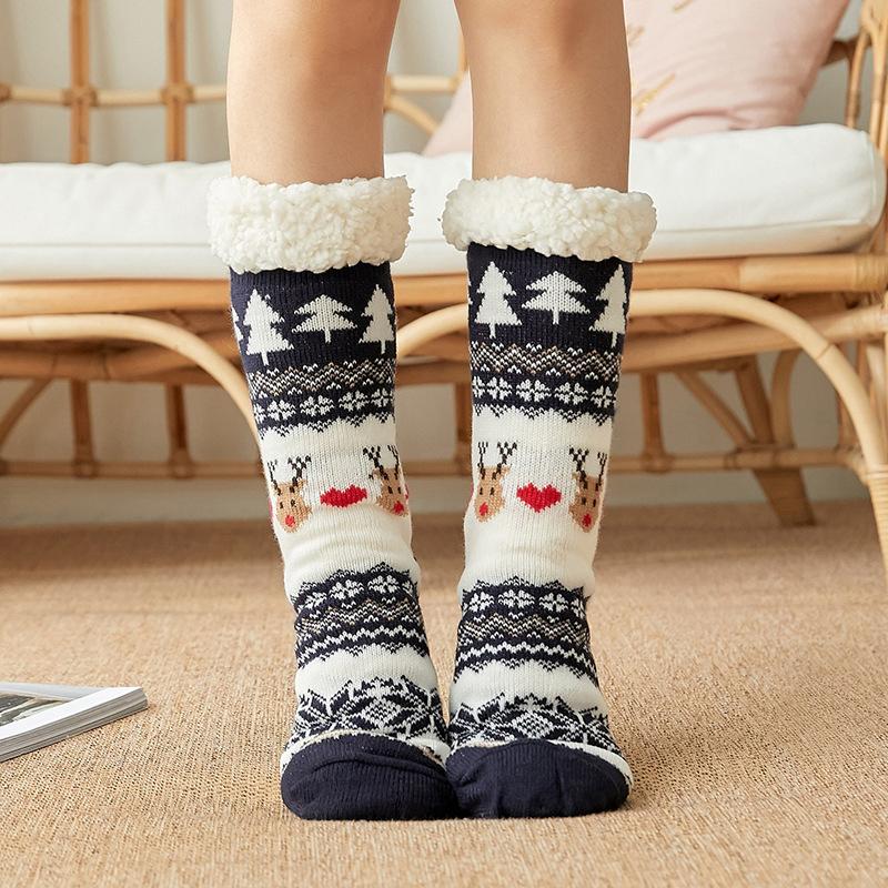 Unisex Slipper Socks with Non-Slip Soles – Warm and Cozy