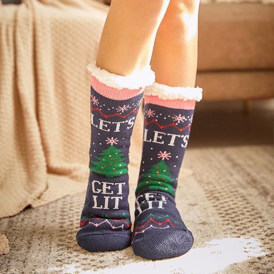 Unisex Slipper Socks with Non-Slip Soles – Warm and Cozy