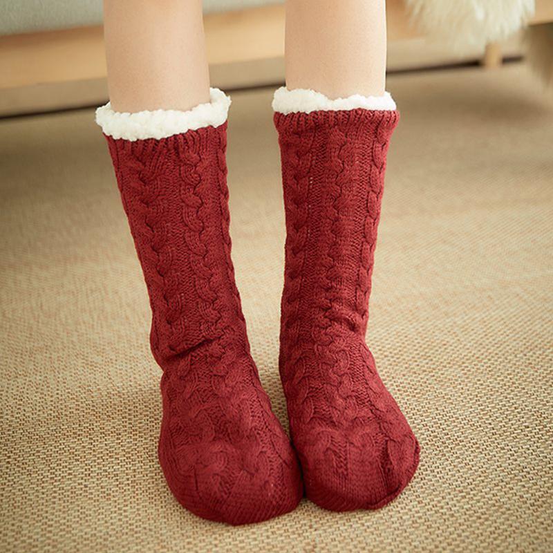 Unisex Slipper Socks with Non-Slip Soles – Warm and Cozy