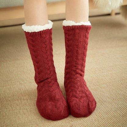 Unisex Slipper Socks with Non-Slip Soles – Warm and Cozy